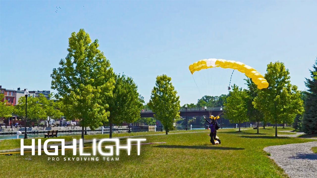 Seneca Falls, NY: Live Coverage Recap: Highlight Pro Skydiving Team Demo Jump