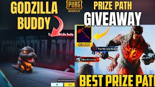😱 BEST PRIZE PATH GIVEAWAY | GODZILLA BUDDY