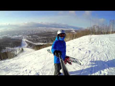 Видео: Видео горнолыжного курорта Горный Воздух в Сахалинская область
