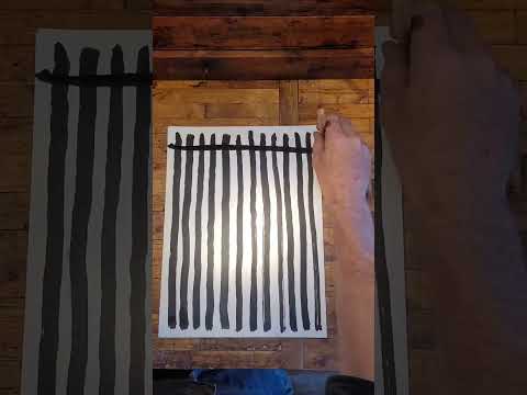 Zen Lines: The meditation where you draw one single line many times to create a self-portrait