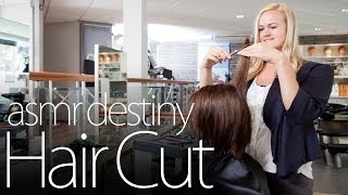 ASMR Hair Cut Appointment ~ Role Play (3D, binaural, ear to ear, sleep)