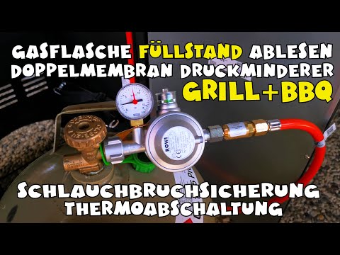 Grill Upgrade: SICHERHEIT - Rowi Doppelmembran Druckminderer