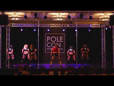2017 PoleCon, Dangerous Curves Showcase, CeCe Hill And Her Twerking Team