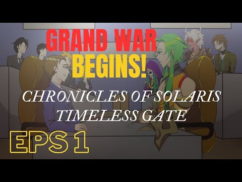 COMIC SERIES VIDEO : CHRONCLES OF SOLARIS 1 TIMELESS GATE EPS 1 -GRAND WAR BEGINS-