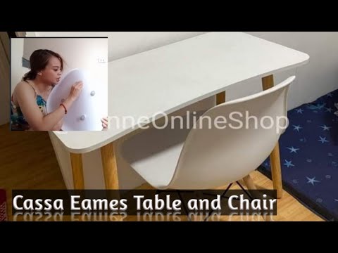 CASSA EAMES TABLE and CHAIR ASSEMBLE