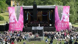 2025-06-06 Kronprinsessan Victoria pratar på Nationaldagen i Hagaparken