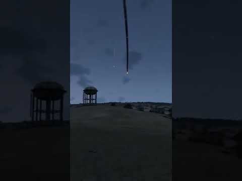 ArmA 3 - Russian MiG-29 in Action vs C-RAM-Phalanx CIWS - C RAM - Tracer Firing - Simulation #shorts