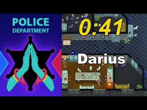 Party Hard Speedrun Police Department (0:41) PB