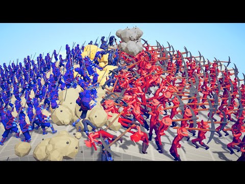 100x NINJA ARMY 🥷 vs 🌵 100x WILD WEST ARMY / Totally Accurate Battle Simulator ( TABS )