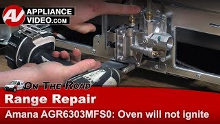 Amana Stove Repair - Will Not Ignite - Gas Valve