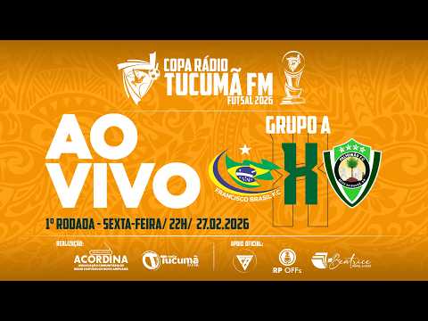 AO VIVO| FRANCISCO BRASIL X PALMEIRÃO/ 1° RODADA| COPA RÁDIO TUCUMÃ FM FUTSAL 2026