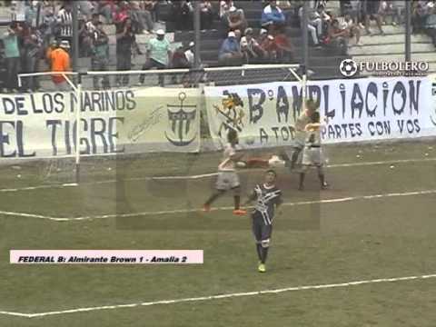 Federal B: Almirante Brown 1 - Amalia 2 (Fecha 16)