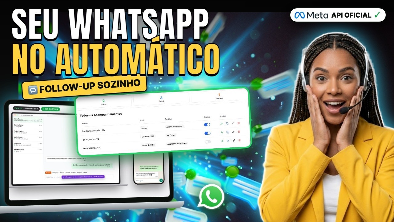 Chatbot WhatsApp com IA — tutorial em português