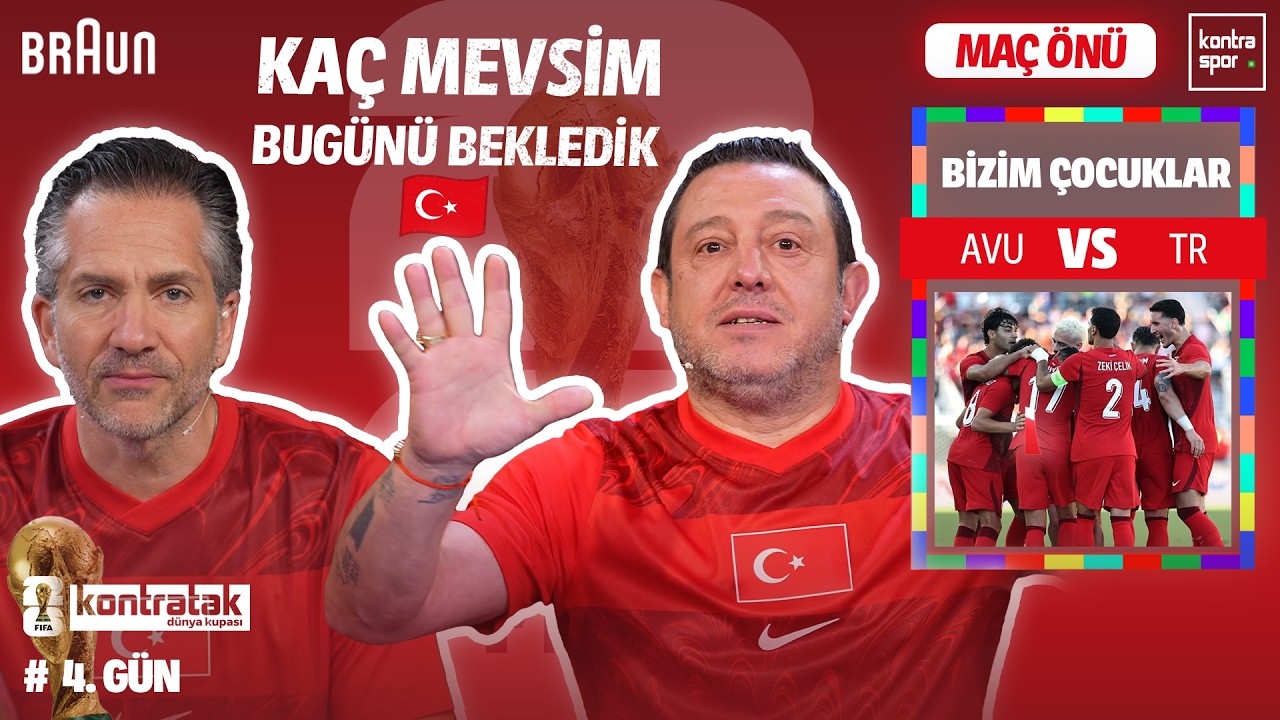 🔴 CANLI | Avustralya - Türkiye Maç Önü | Nihat Kahveci, Nebil Evren | Kontratak Dünya Kupası