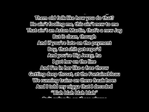 Rich Homie Quan - Blah Blah Blah Lyrics