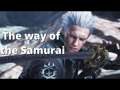 A samurai ends the fight in a single blow