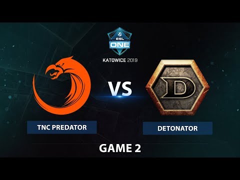 TNC Predator vs Detonator |BO3 Playoffs|Game 2|The ESL One Katowice 2019 Southeast Asia Qualifier