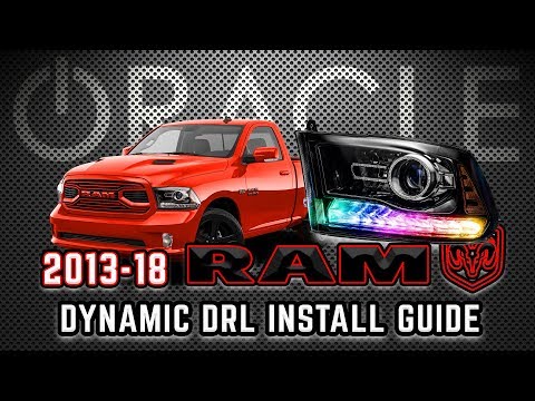 2013-18 Dodge Ram Dynamic DRL Board + Amber Turn Signal - ORACLE Halo Install Guide