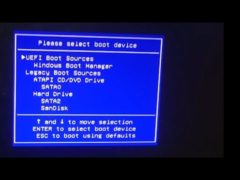 HP Desktop Pc How to boot from a USB Flash Drive