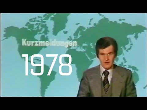 ARD Tagesschau zum Sendeschluss mit Wilhelm Wieben (26.01.1978)