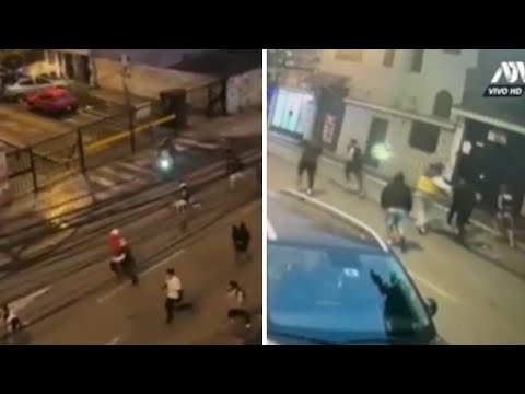 Chorrillos: barras bravas celebran triunfo aliancista a balazos