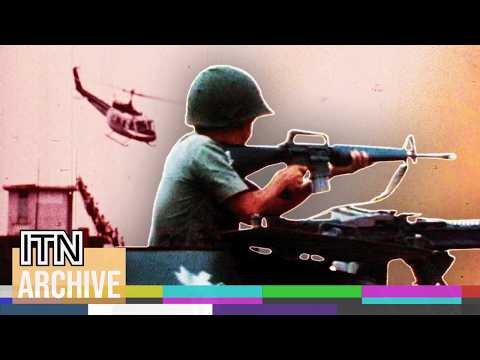 Fall of Saigon | Rare Footage of US Embassy Airlift and NVA Takeover (1975)