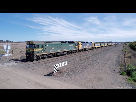7732V Pacific National Grain Train With G520 & BL27 (14/9/2022) - PoathTV Australian Railway Vlog