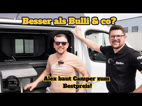 Better than VW campervans and the like? Alex builds your dream camper at the best price!