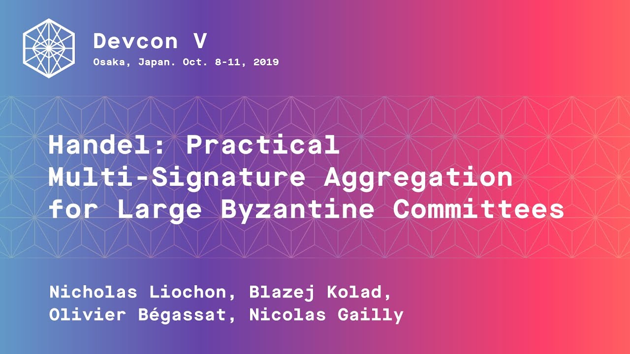 Handel: Practical Multi-Signature Aggregation for Large Byzantine Committees preview