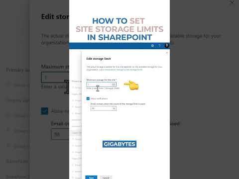SharePoint: How to set Site Storage Limits for Optimal Efficiency