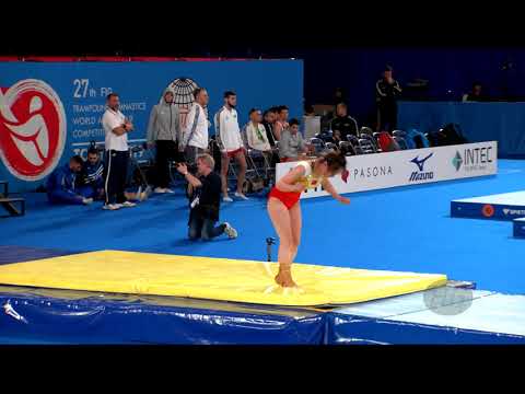YANG Yahui (CHN) W - 2019 Trampoline Worlds, Tokyo (JPN) - Qualification Tumbling R2