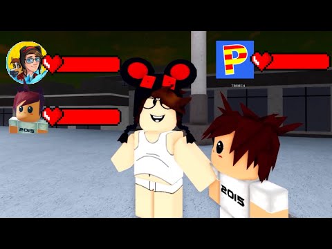 Timmeh Vs PghlFilms with healthbars (with kreekcraft, georgie and angry dad)