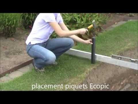 comment poser bordure de jardin