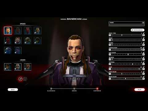 *NEW* SWTOR 7.0 Legacy of the Sith Character Creator - Sith Warrior | Star Wars: The Old Republic