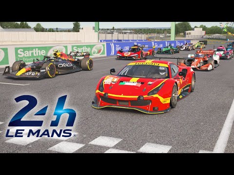 WEC vs F1 vs INDYCAR vs F2 vs F3 vs FORMULA E vs SUPER FORMULA at 24 HOURS OF LE MANS