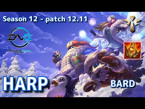【KRサーバー/GM】DFM Harp バード(Bard) VS ルル(Lulu) SUP - Patch12.11 KR Ranked【LoL】