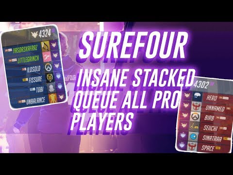 Surefour INSANE STACKED QUEUE ALL PRO PLAYERS | Surefour Highlights #83