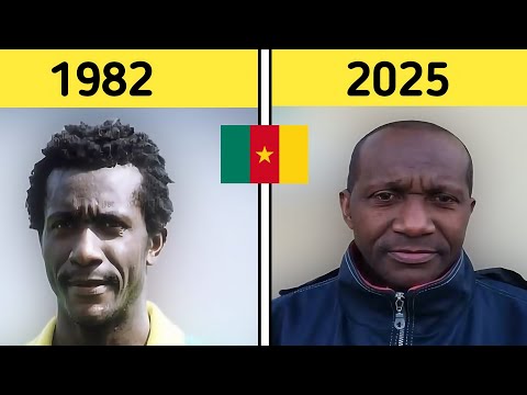 Cameroon 🇨🇲 World Cup 1982 Squad ⚽ Then and Now | Football Legends