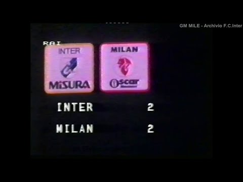 1984-85 (22^ - 17-03-1985) INTER-Milan 2-2 [Virdis,Rummenigge,Altobelli,Verza] Servizio D.S.Rai