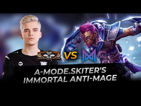 skiter plays Immortal Anti-Mage - Dota 2 Replay Full Gameplay