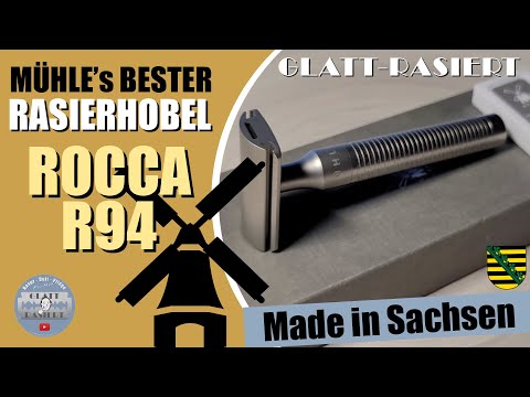 Mühle's bester Rasierhobel ║ Rocca R94, Treed Carbon - Nassrasur // GLATT - RASIERT