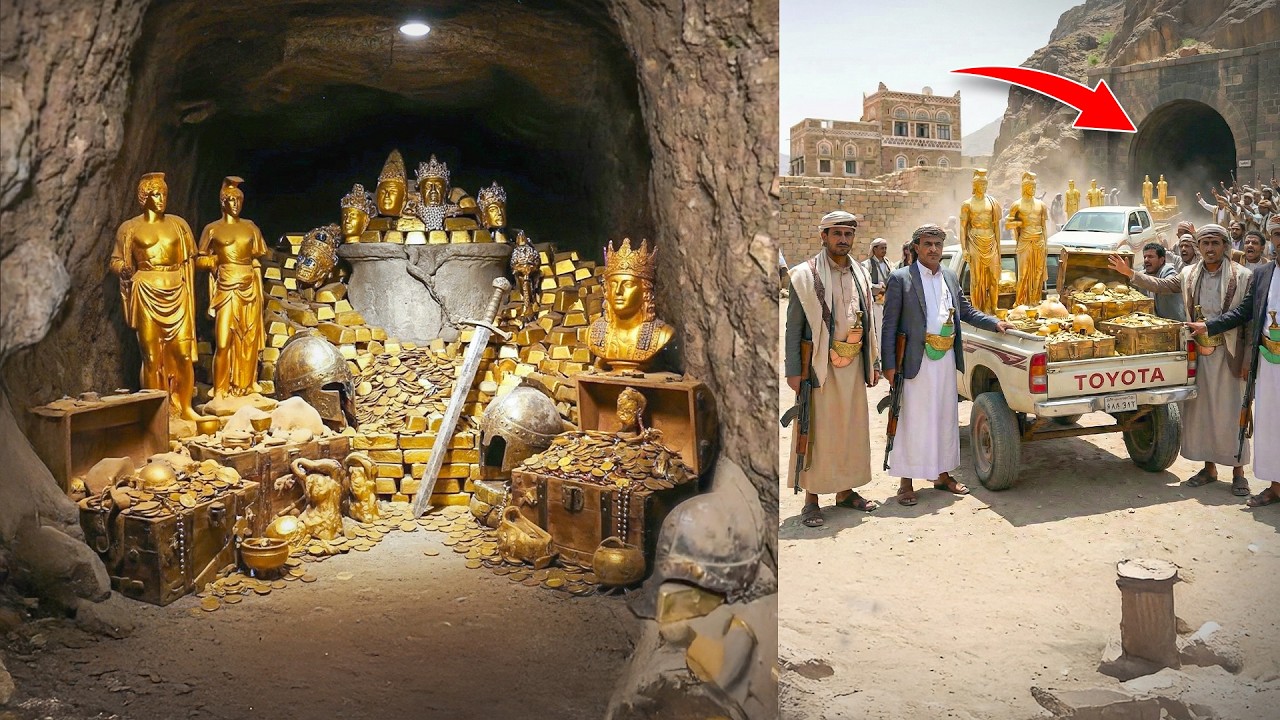 ظهور كنز ذهبي فى اليمن .. كنز "جرف عمران"  40 طن من الذهب
