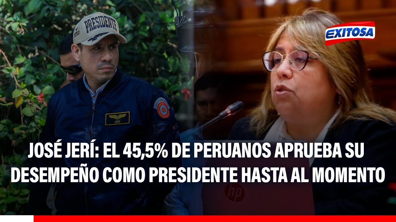 🔴🔵 José Jerí: El 45,5% de peruanos aprueba su desempeño como presidente hasta al momento