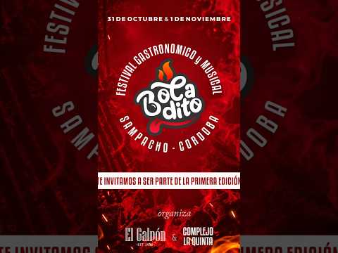 Queres Tu Bocadito? #sampacho te espera este #findesemana  con el #festival #bocaditos