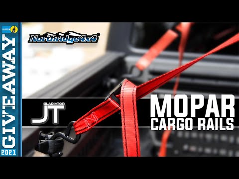 Mopar Trail Rail Cargo Management System Install on Jeep Gladiator JT