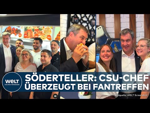 MARKUS SÖDER: Döner-Party mit CSU-Chef - So ködert der Ministerpräsident seine Follower