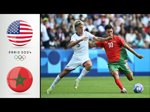 [ Quarter-Final ] USA vs Morocco | Extended Highlights | Paris 2024