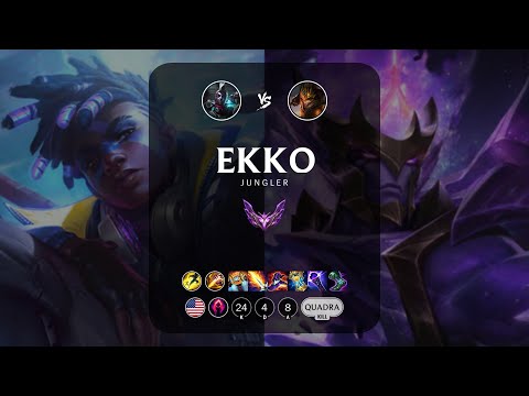 Ekko Jungle vs Jarvan IV - NA Master Patch 13.5