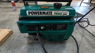 Will It Run  Coleman Powermate Generator.  $40.00 Marketplace Find