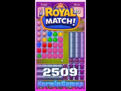 Royal Match Level 2509 - Super Hard Level - No Boosters Gameplay